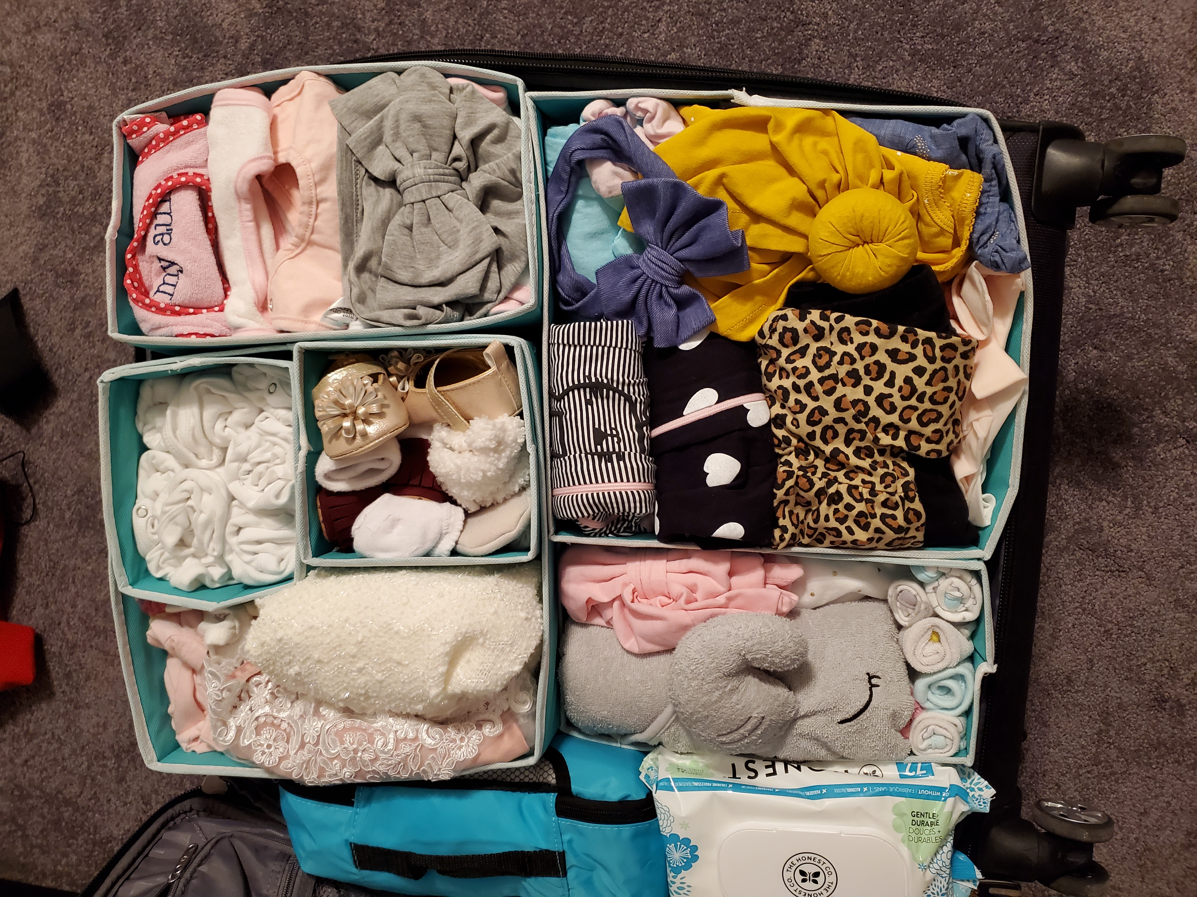 packing for family travel