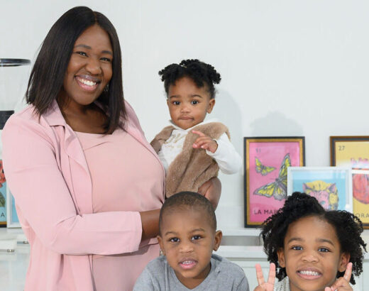 Vanessa Taylor navigating an everyday motherhood season with her children