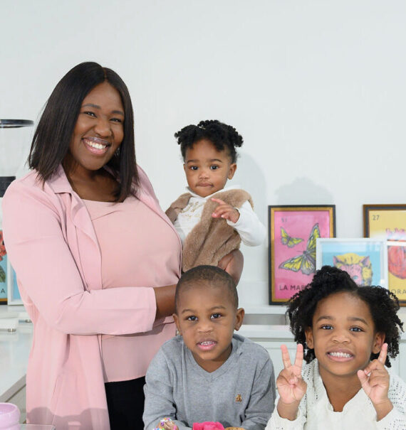 Vanessa Taylor navigating an everyday motherhood season with her children